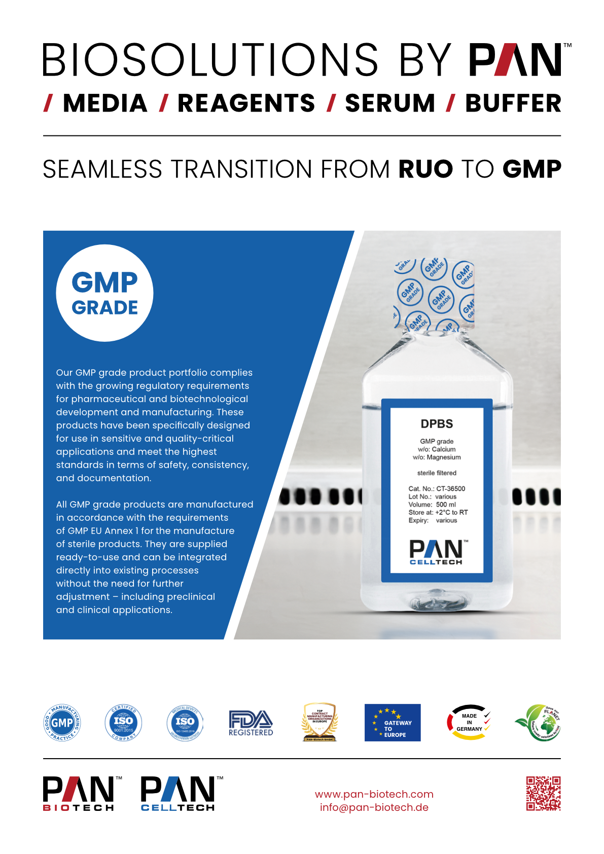 GMP Grade Flyer